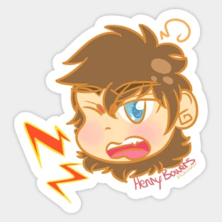 angry henry bowers Sticker